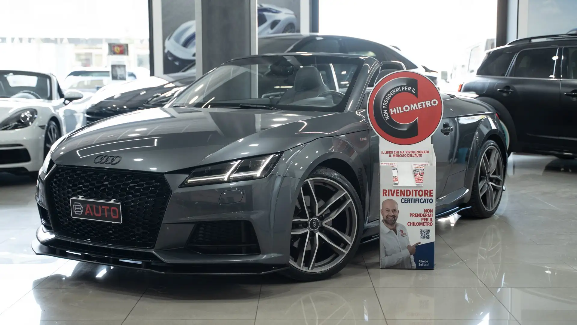 Audi TT ROADSTER 1.8 TFSI S LINE S TRONIC 19" XENO PELLE N Grigio - 1