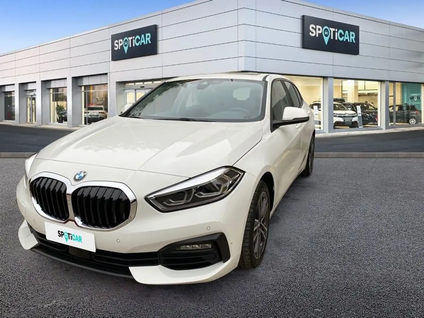 BMW 118 118d Business Advantage Blanc - 1
