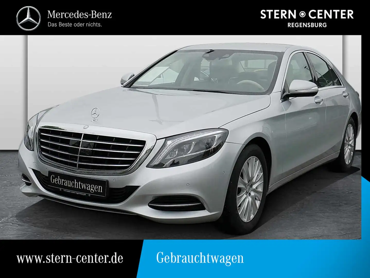 Mercedes-Benz S 350 d 4MATIC+LED-ILS+Distronic+Parkassistent Argent - 1