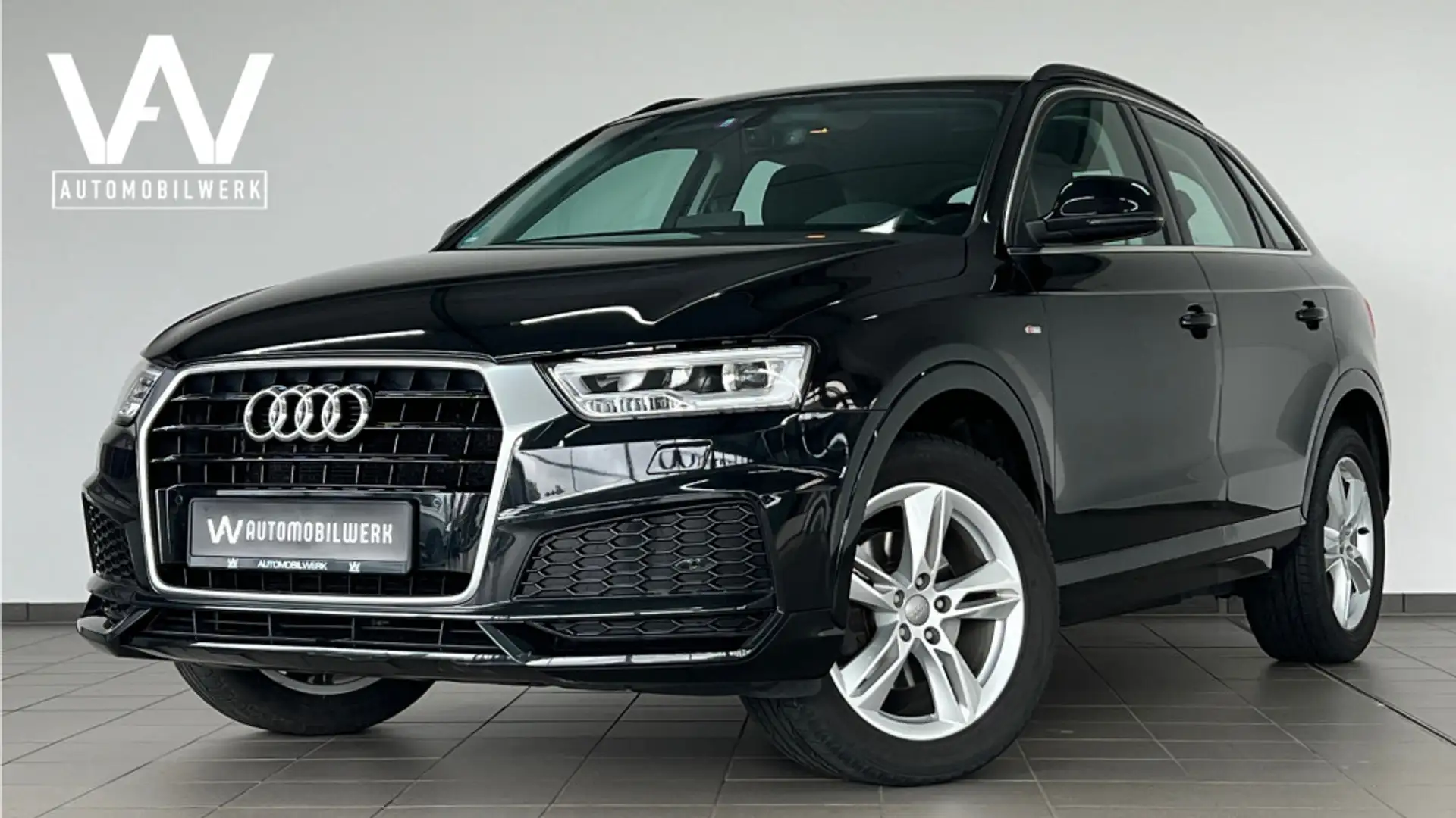 Audi Q3 |S-LINE |S-TRONIC |LED |NAVI|AHK |TEMP Schwarz - 1