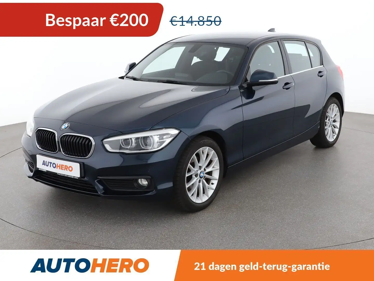 BMW 118 118i Blauw - 1