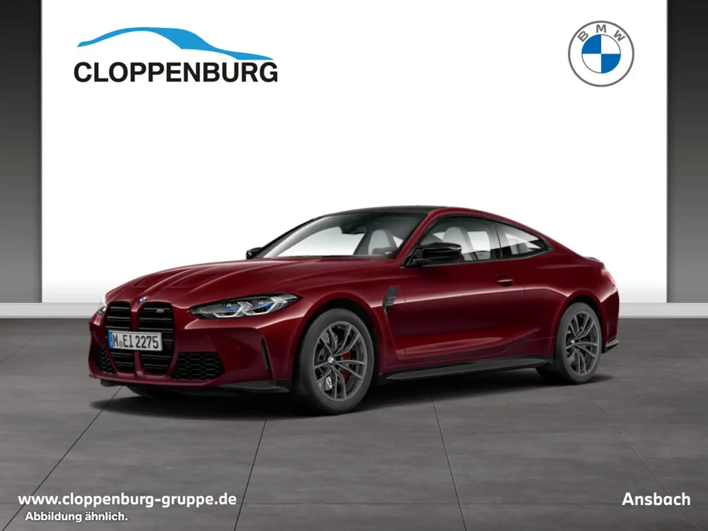 BMW M4 Competition Coupé Head-Up HK HiFi DAB RFK Rot - 1