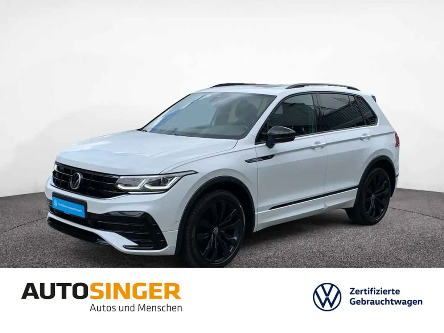 Volkswagen Tiguan R-Line TSI 4M *AHK*PANO*STDHZ*ACC*NAV*DCC Blanc - 1