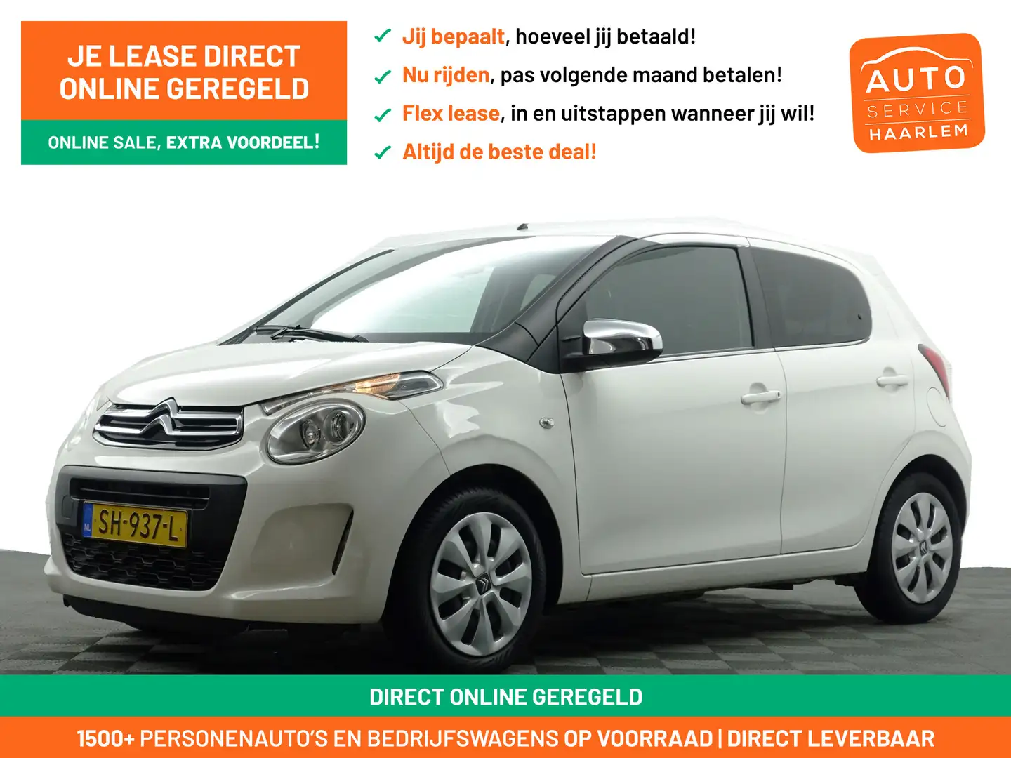 Citroen C1 1.0 e-VTi Feel- Bluetooth Audio, Privacy Glass, Cl Weiß - 1