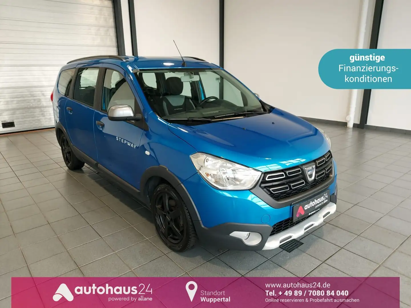 Dacia Lodgy 1.3 TCe 130  Stepway|Navi|CarPlay|Sitzhzg Kék - 1