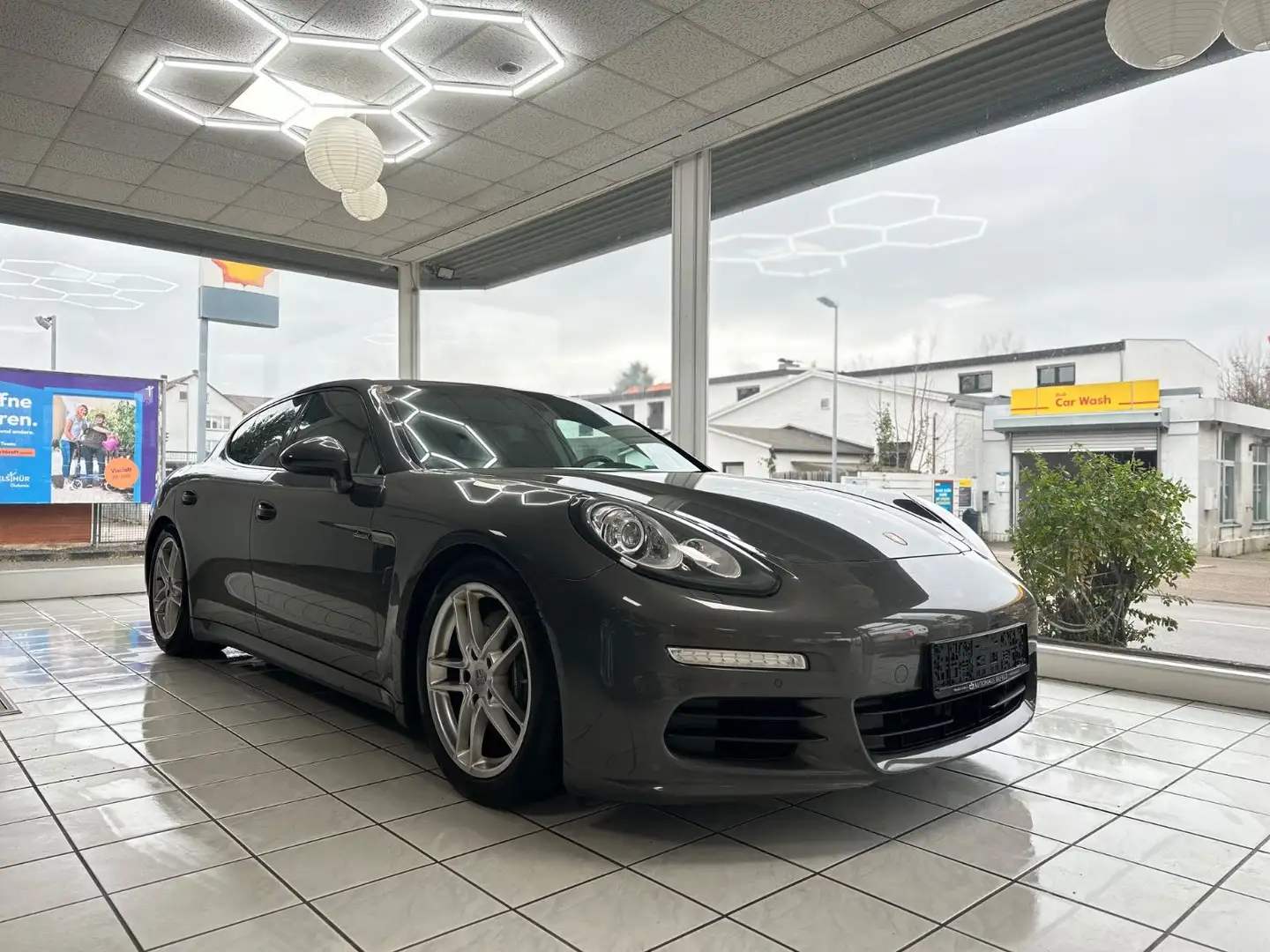 Porsche Panamera Diesel 300 PS Bi-Xenon Scheckheft Grau - 1