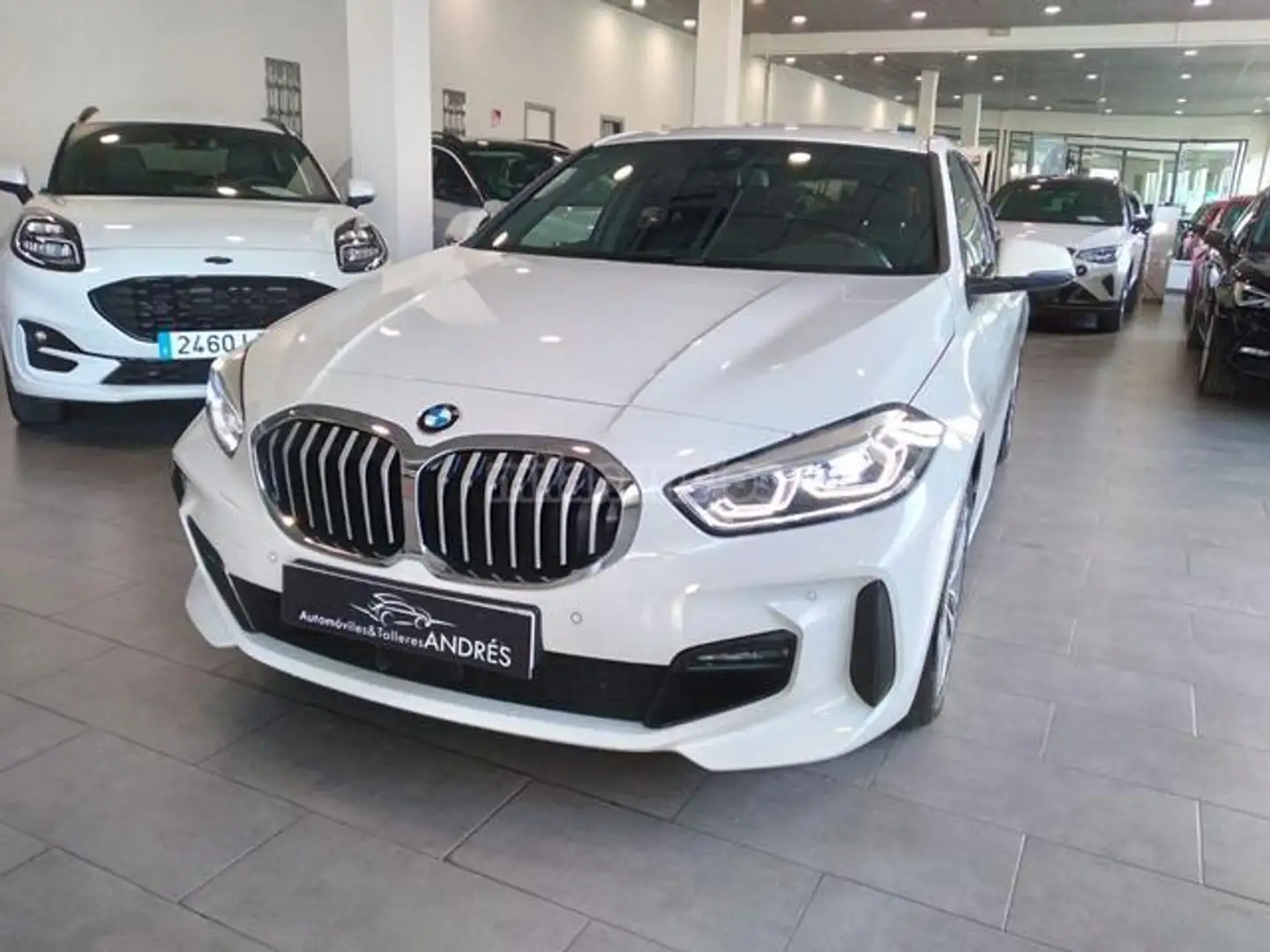 BMW 116 116d Blanc - 1