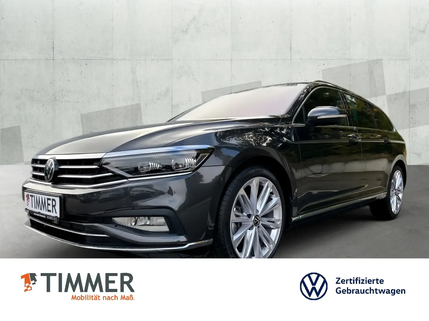 Volkswagen Passat Variant 2,0 TDI DSG Elegance R-Line *LEDER*AHK*NAVI*H&K* Gris - 1