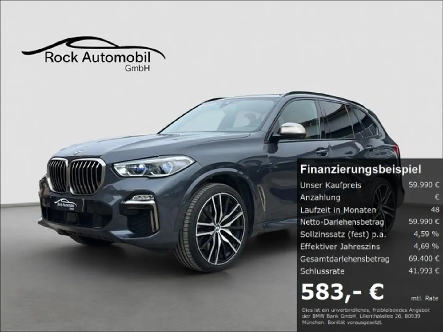 BMW X5 d xDrive B&W Laser Massage Sitzbelüftung Grau - 1