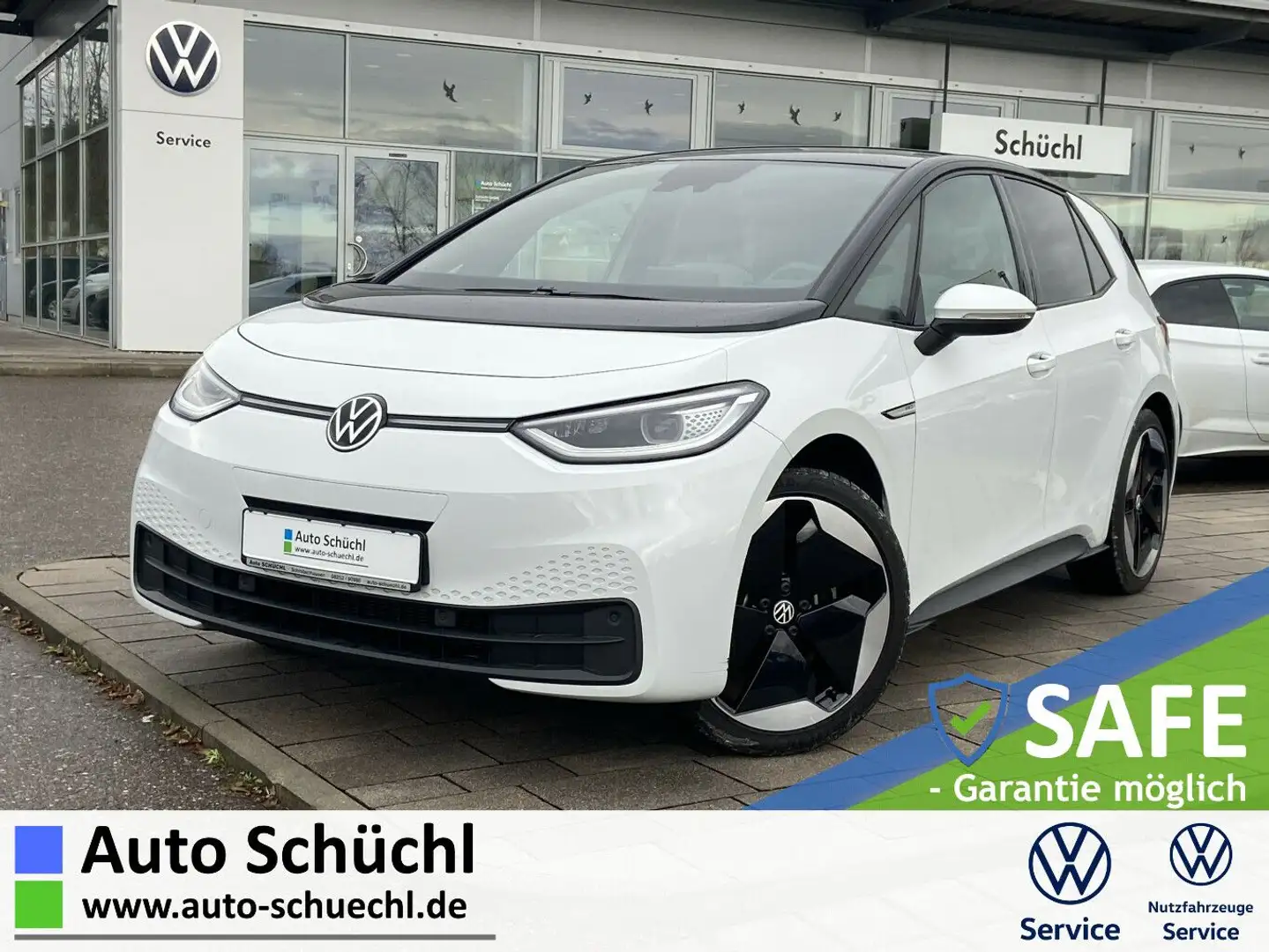 Volkswagen ID.3 Pro 20"+5-SITZER+WÄRMEPUMPE+NAVI+MATRIX-LE Weiß - 1