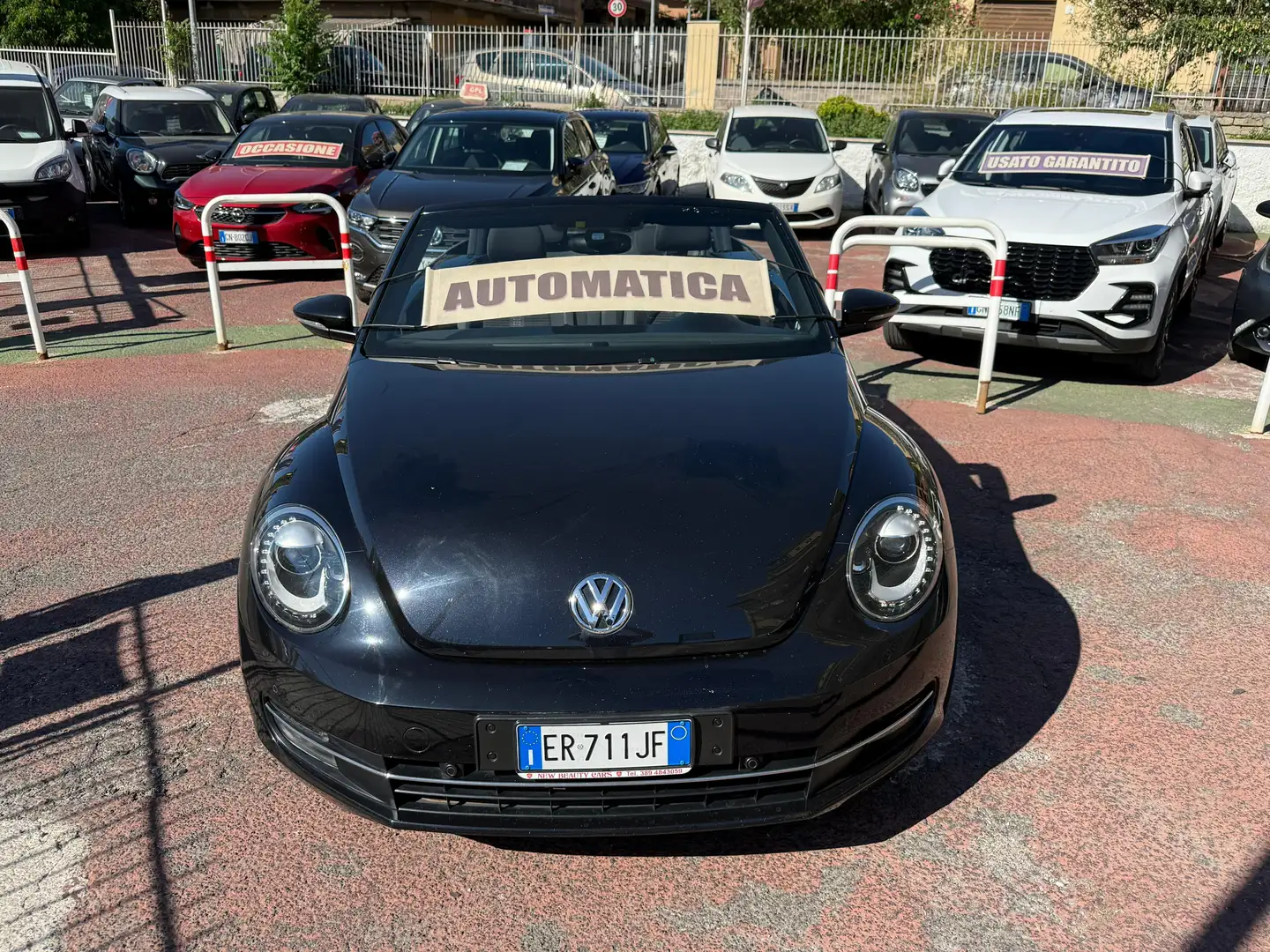 Volkswagen Maggiolino Cabrio 2.0 Sport *AUTOMATICA/CERCHI IN LEGA* Zwart - 2