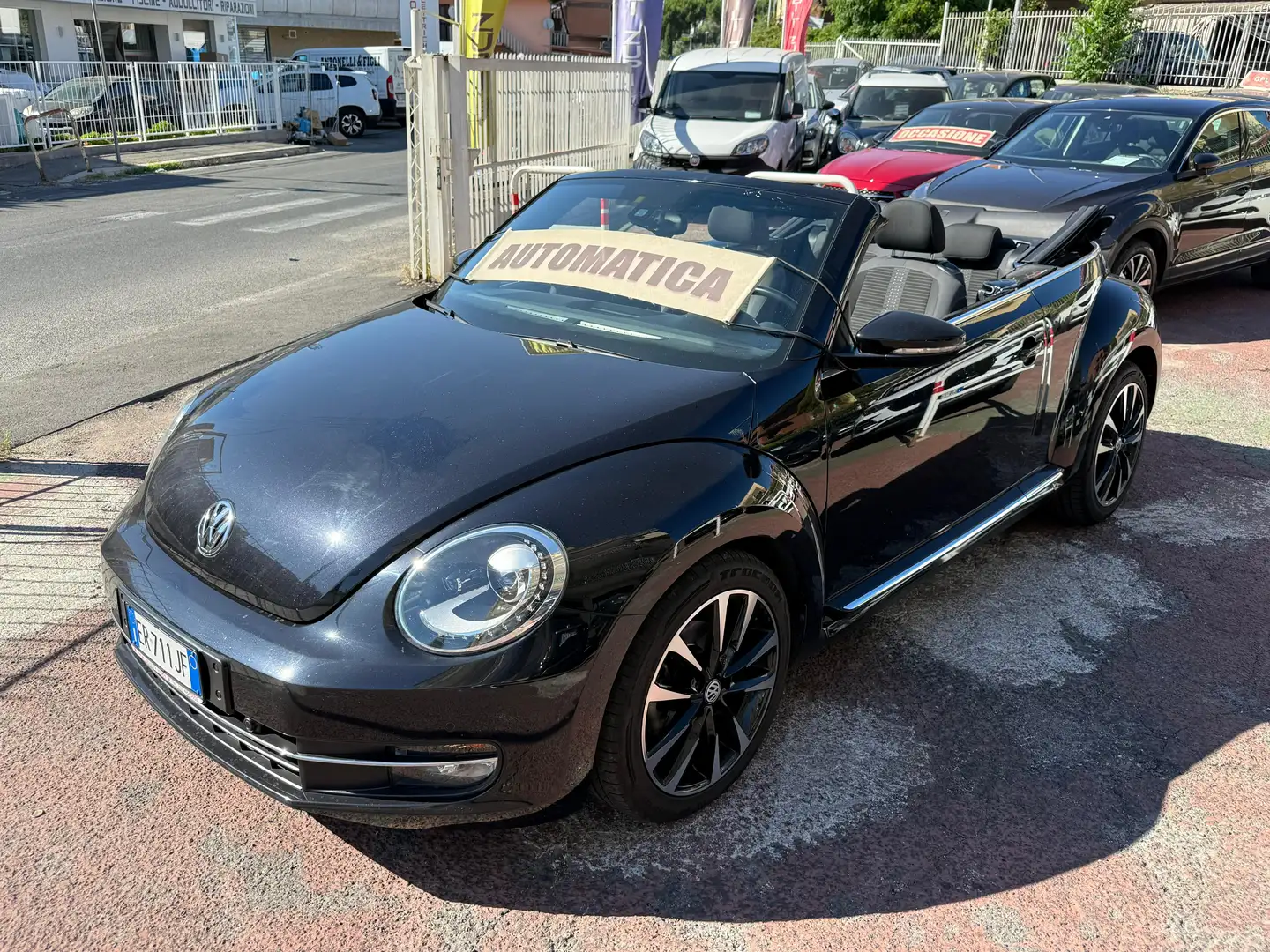 Volkswagen Maggiolino Cabrio 2.0 Sport *AUTOMATICA/CERCHI IN LEGA* Zwart - 1