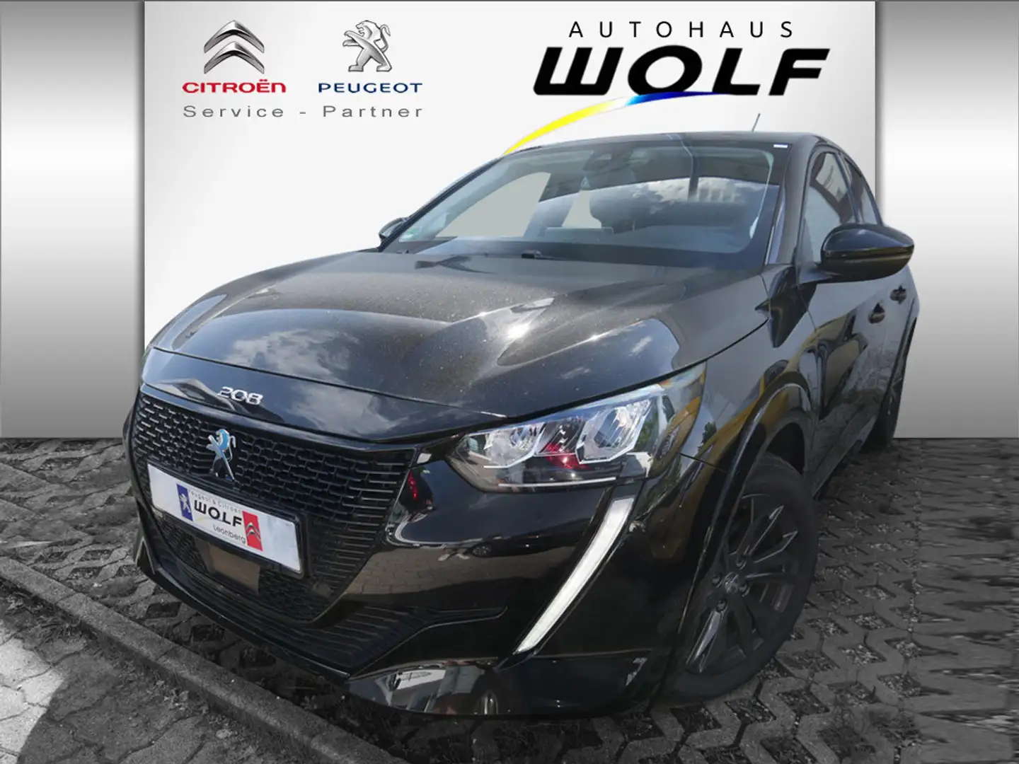 Peugeot e-208 Allure Pack 136 SHZ KAMERA NAVI ACC LED Zwart - 1
