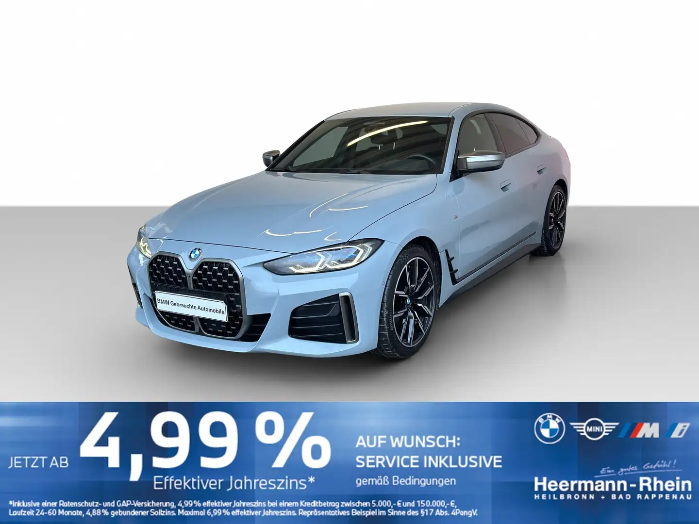 BMW 440 MiA xDrive Gran Coupé LiveCock.Laserl.HUD.H/K Grau - 2