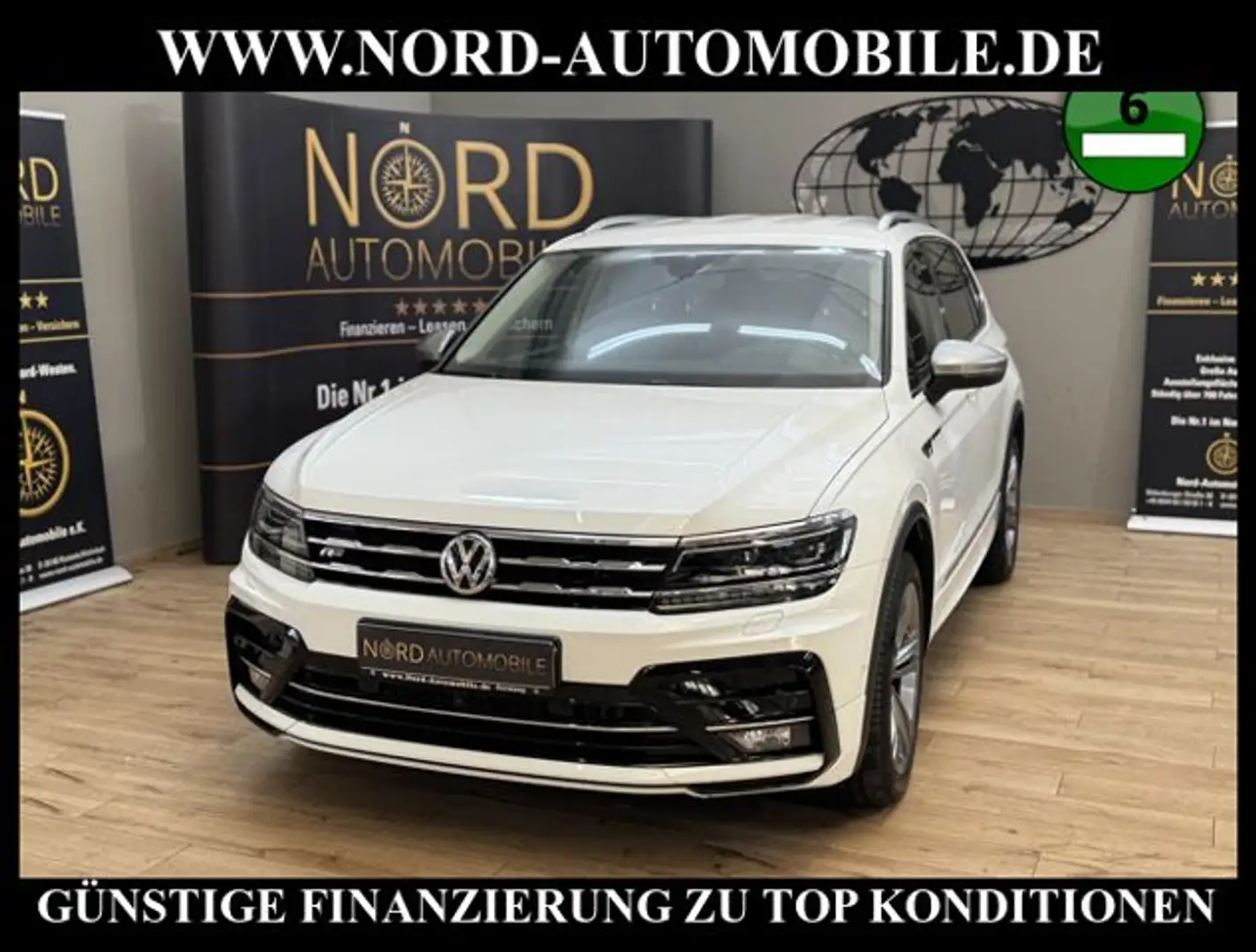 Volkswagen Tiguan Allspace R-Line 1.5 TSI DSG HeadUp/Dig.Co R-Line Weiß - 1