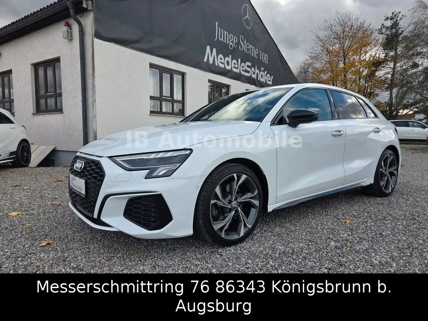 Audi A3 35 TDI S LINE PLUS Sportback ACC*LED*Keyless Blanc - 1