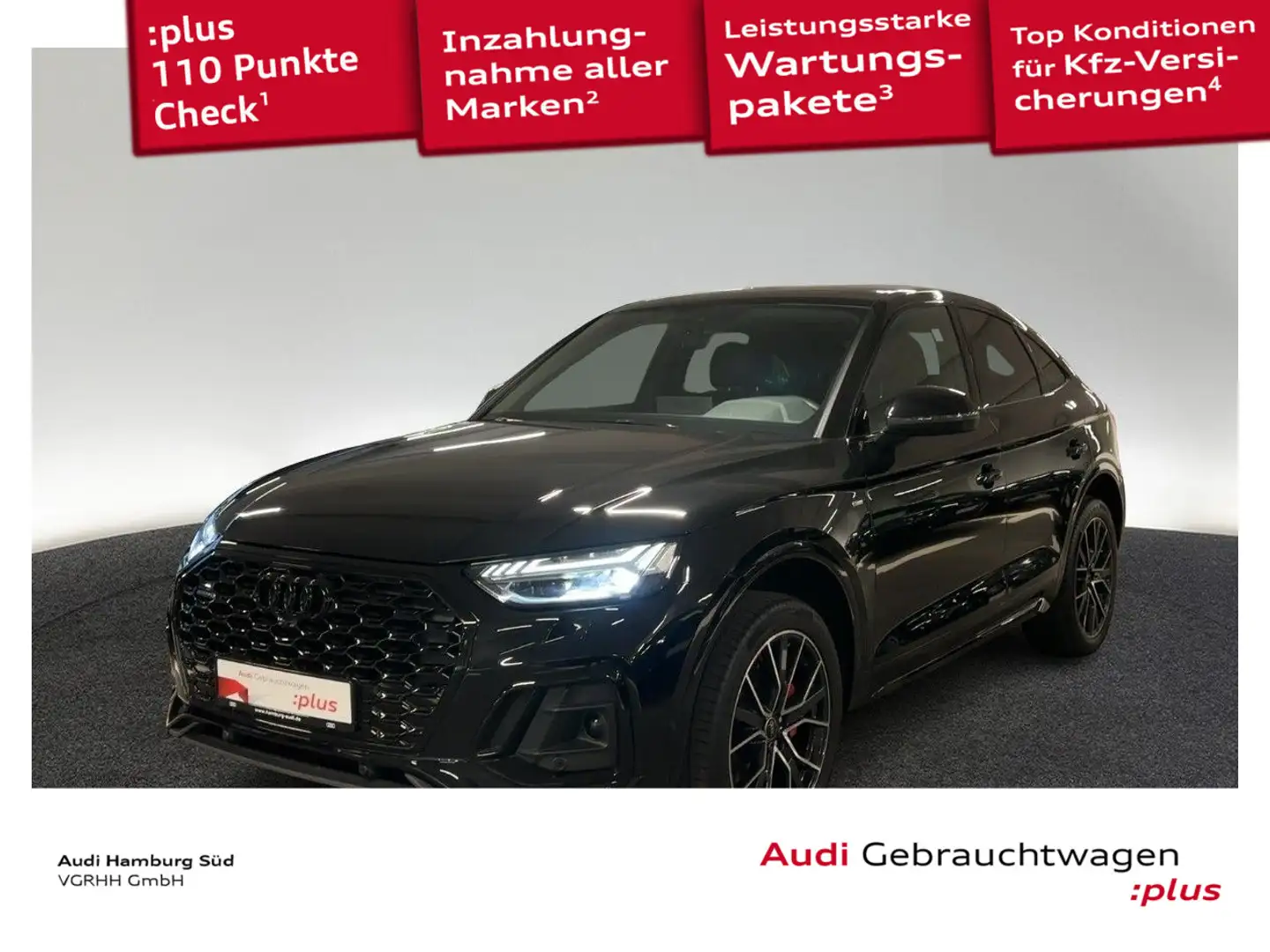 Audi Q5 45 TFSI S line quattro S tronic Mat Schwarz - 1