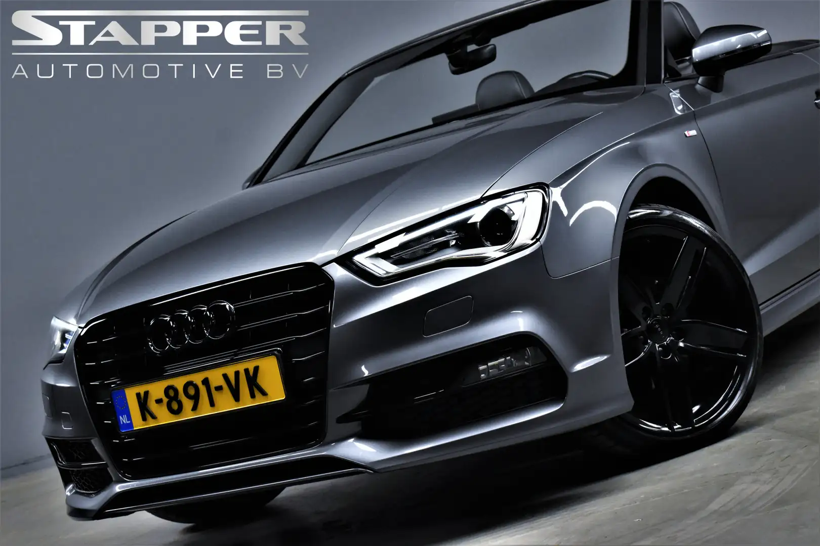 Audi A3 Cabriolet 1.4 TFSI 150pk Automaat 3X S-Line Keyles Grijs - 2
