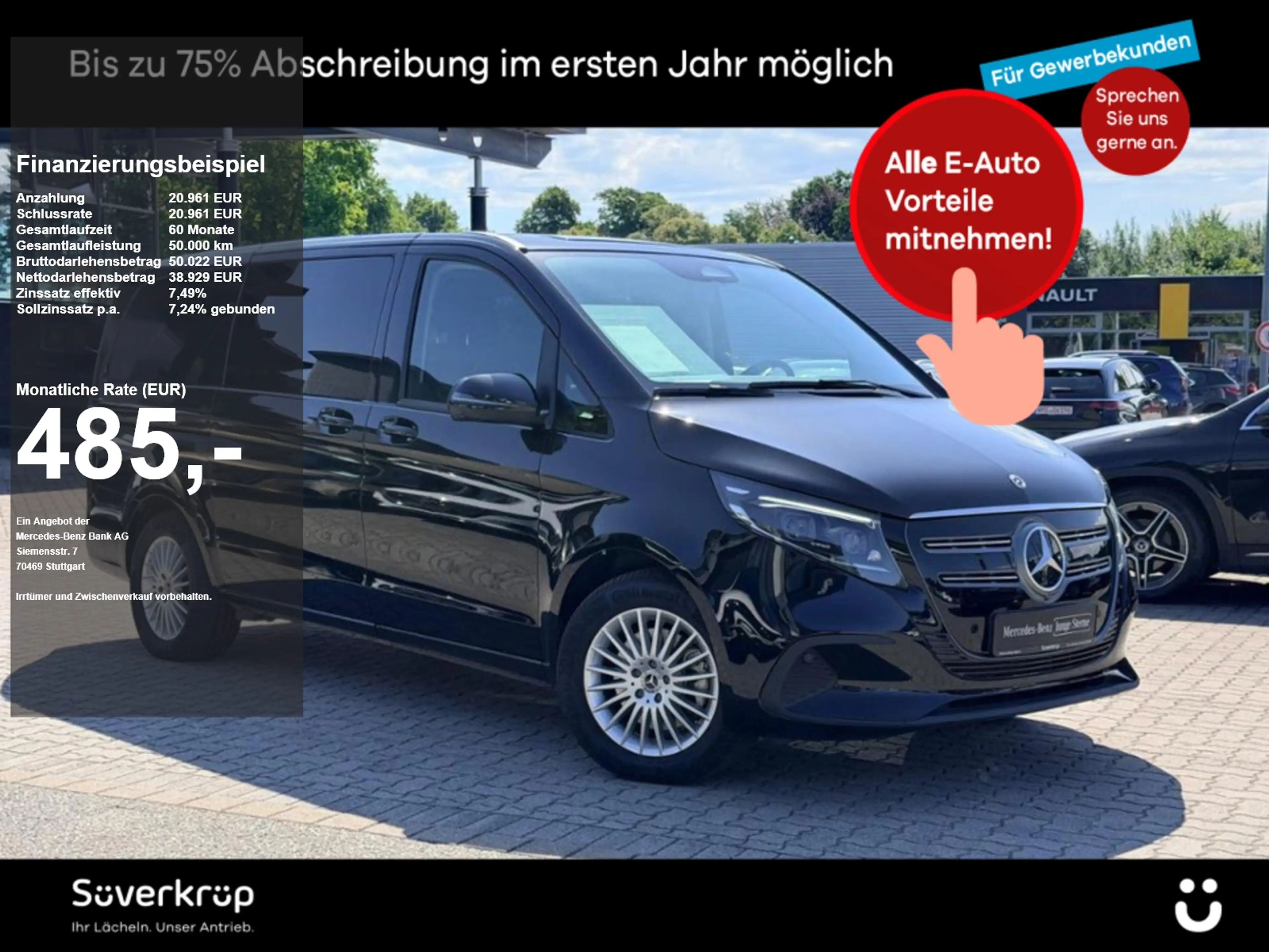 Mercedes-Benz EQV 300 MOPF 7SITZER KLIMA BURMESTER 360° BURM