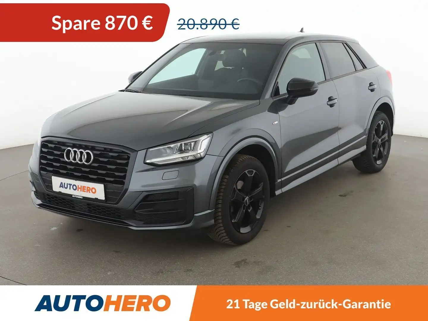 Audi Q2 35 TFSI Sport *NAVI*LED*TEMPO*PDC*SHZ* Grijs - 1