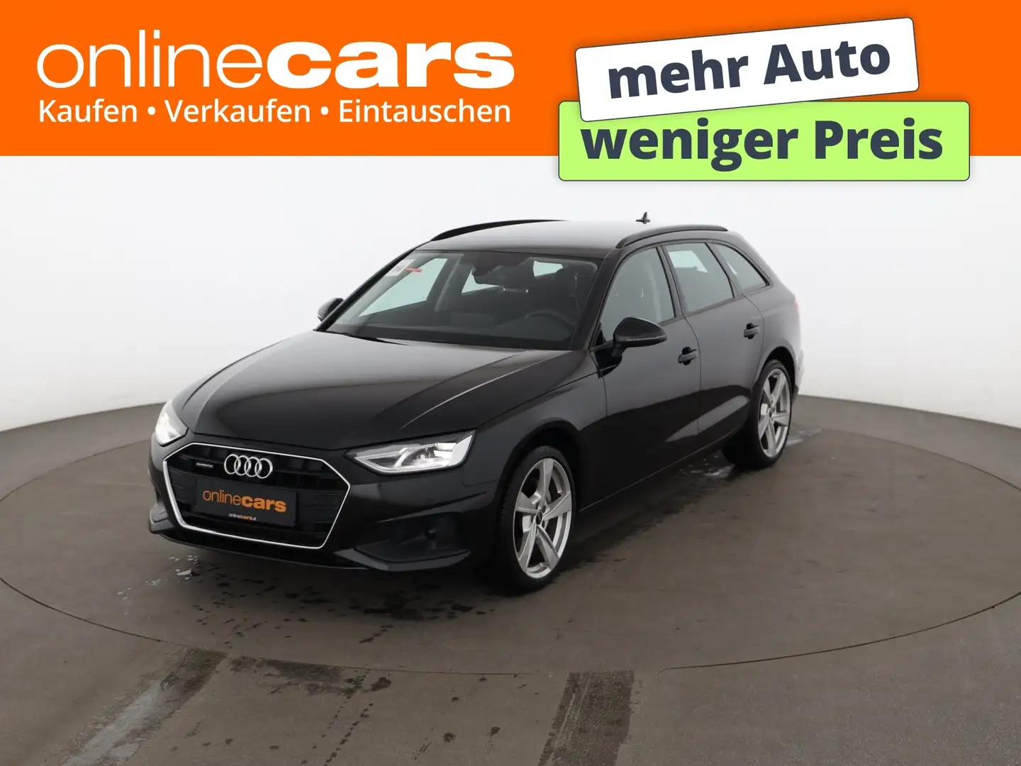 Audi A4 Avant 40 TDI quattro Aut LED 360-CAM RADAR NAV Schwarz - 1