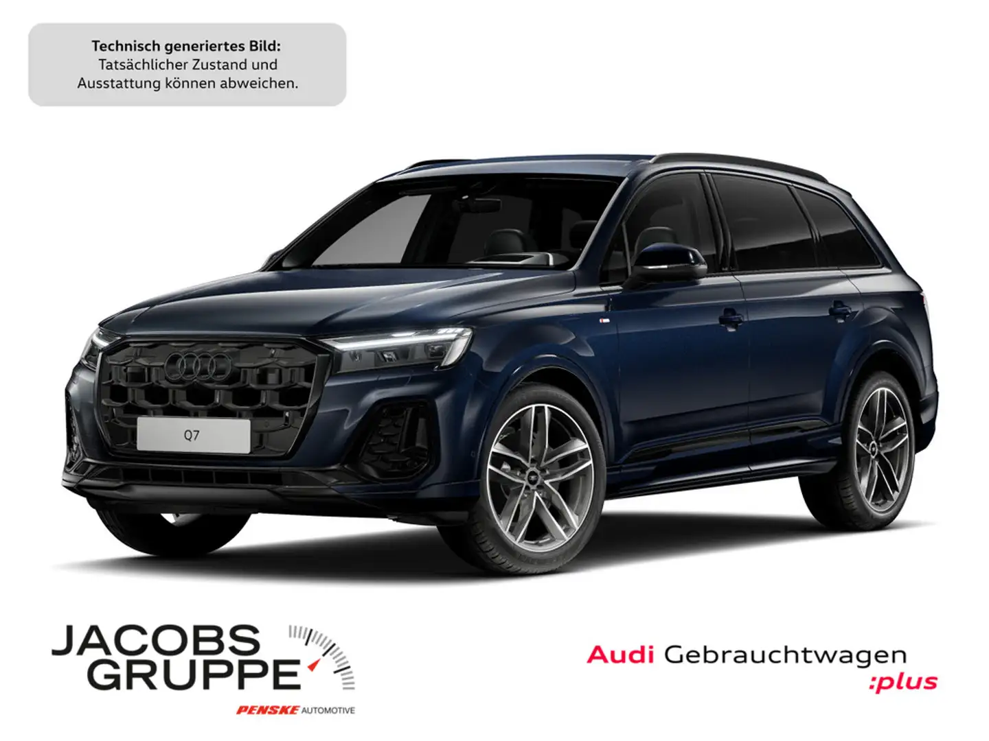 Audi Q7 45 TDI quattro S line Matrix-LED*Kamera*Tempomat * Blau - 1