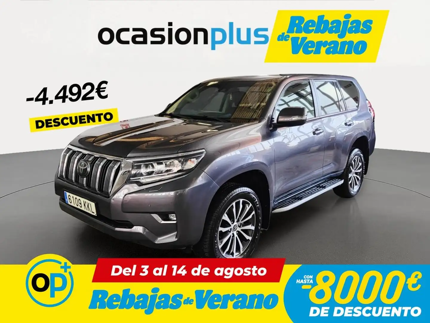 Toyota Land Cruiser D-4D VXL Aut. Gris - 1