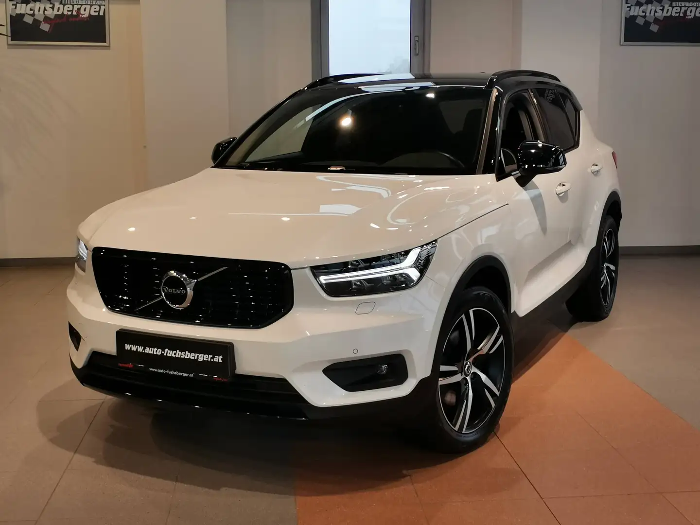 Volvo XC40 R-Design AWD AHK*LED*Xenium*H/K*Perleffekt Weiß - 2