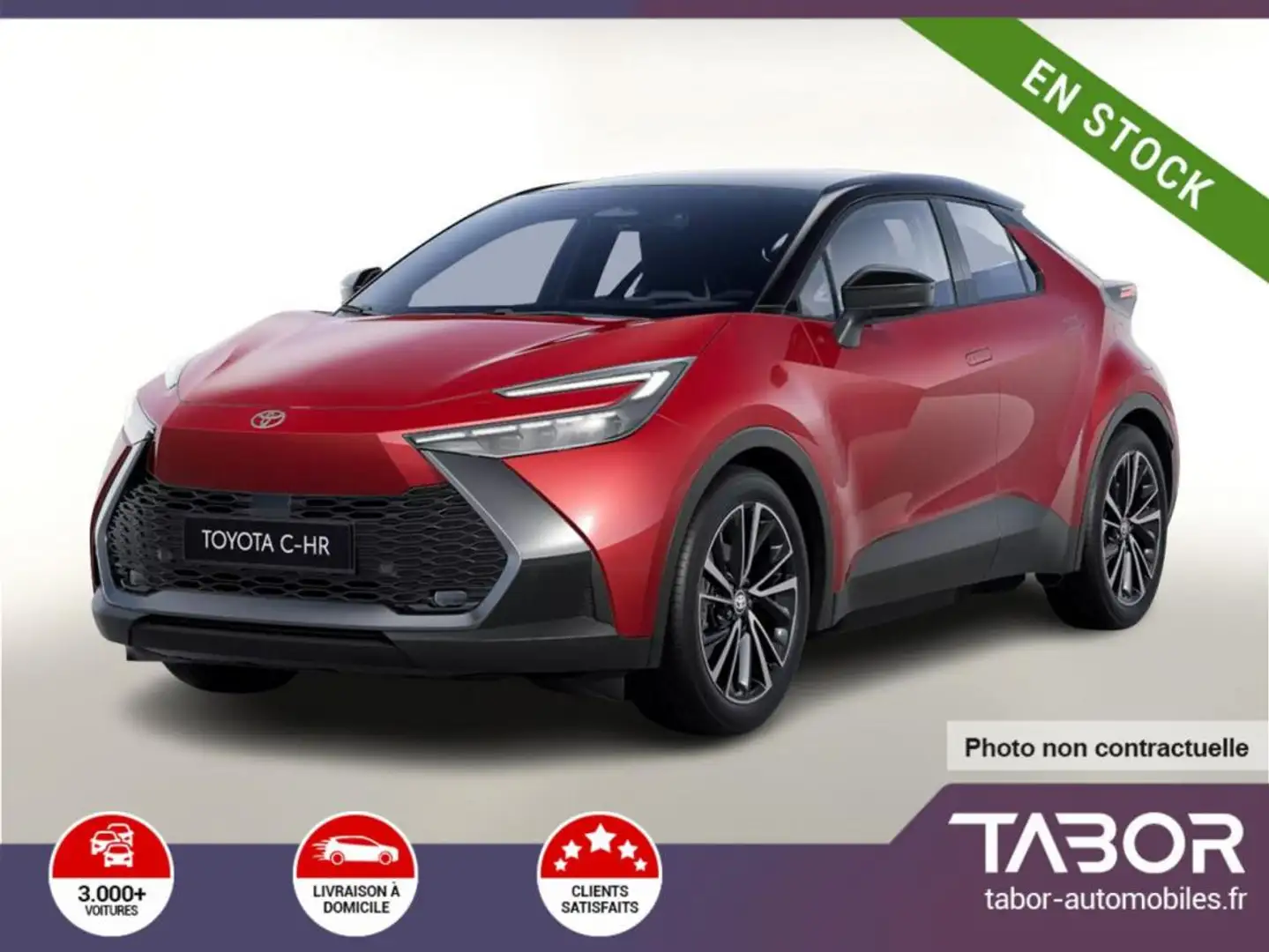 Toyota C-HR 2.0 PHEV 223 CVT Lounge Pano HUD Rouge - 1