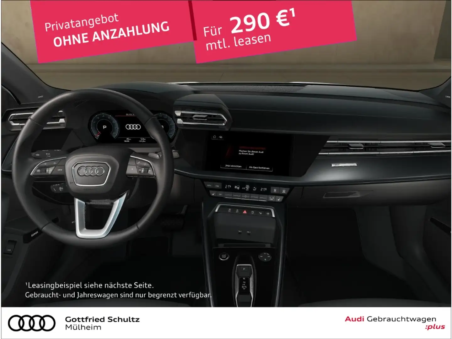 Audi A3 Sportback 30 TFSI advanced Weiß - 1