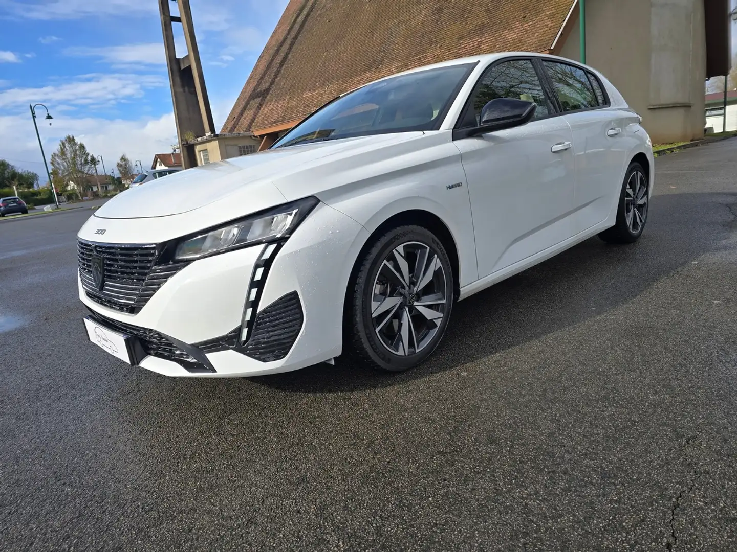 Peugeot 308 1.6 hybride 180 active Pack Gris - 1