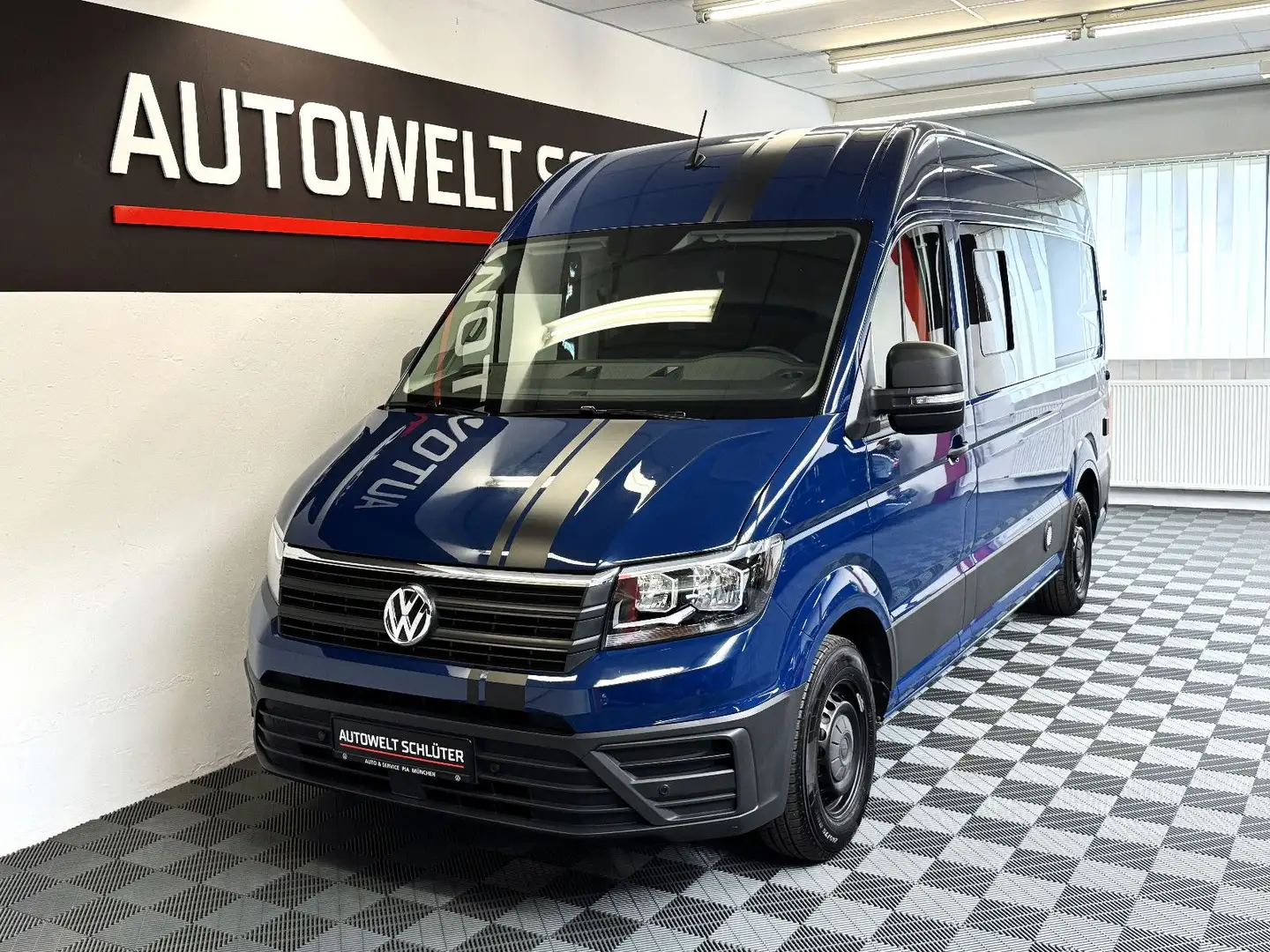 Volkswagen Crafter 35 Hochdach Camper Wohnmobil*Küche*Bett* Azul - 2