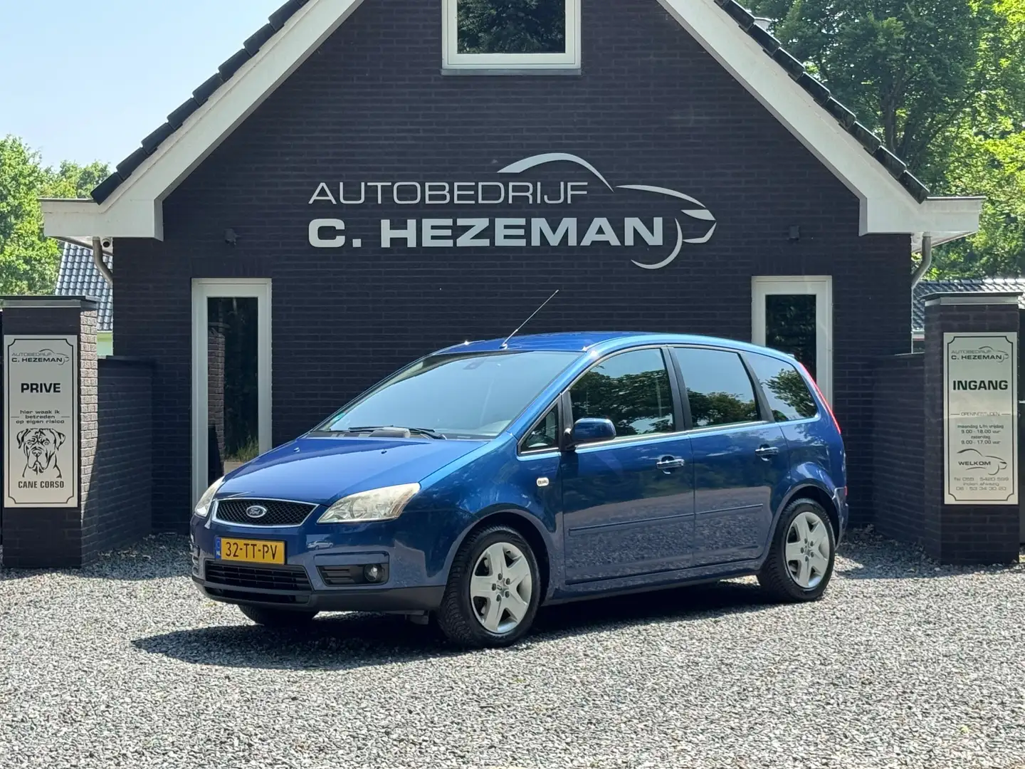Ford Focus C-Max 1.8-16V Futura Cruise Control Climate control Trek Blauw - 2