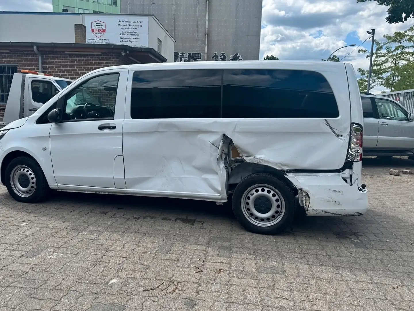 Mercedes-Benz Vito Mixto 116 CDI lang 9G-TR/40TKM/ R.Kam/1.Hd Blanc - 2