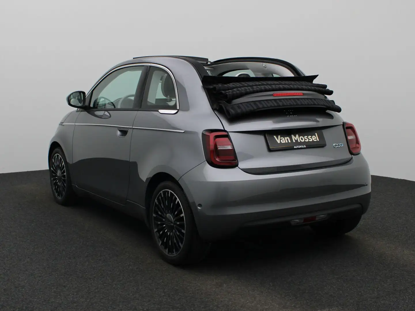 Fiat 500e C La Prima 42 kWh | Lederen Bekleding | Stoelverwa Grijs - 2
