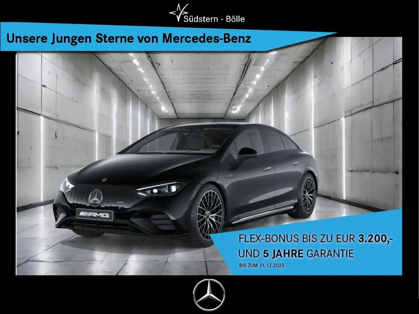 Mercedes-Benz EQE 43 AMG 4M +DISTRO+SHZ+AMBIENTE+MEMORY+NAVI Noir - 1