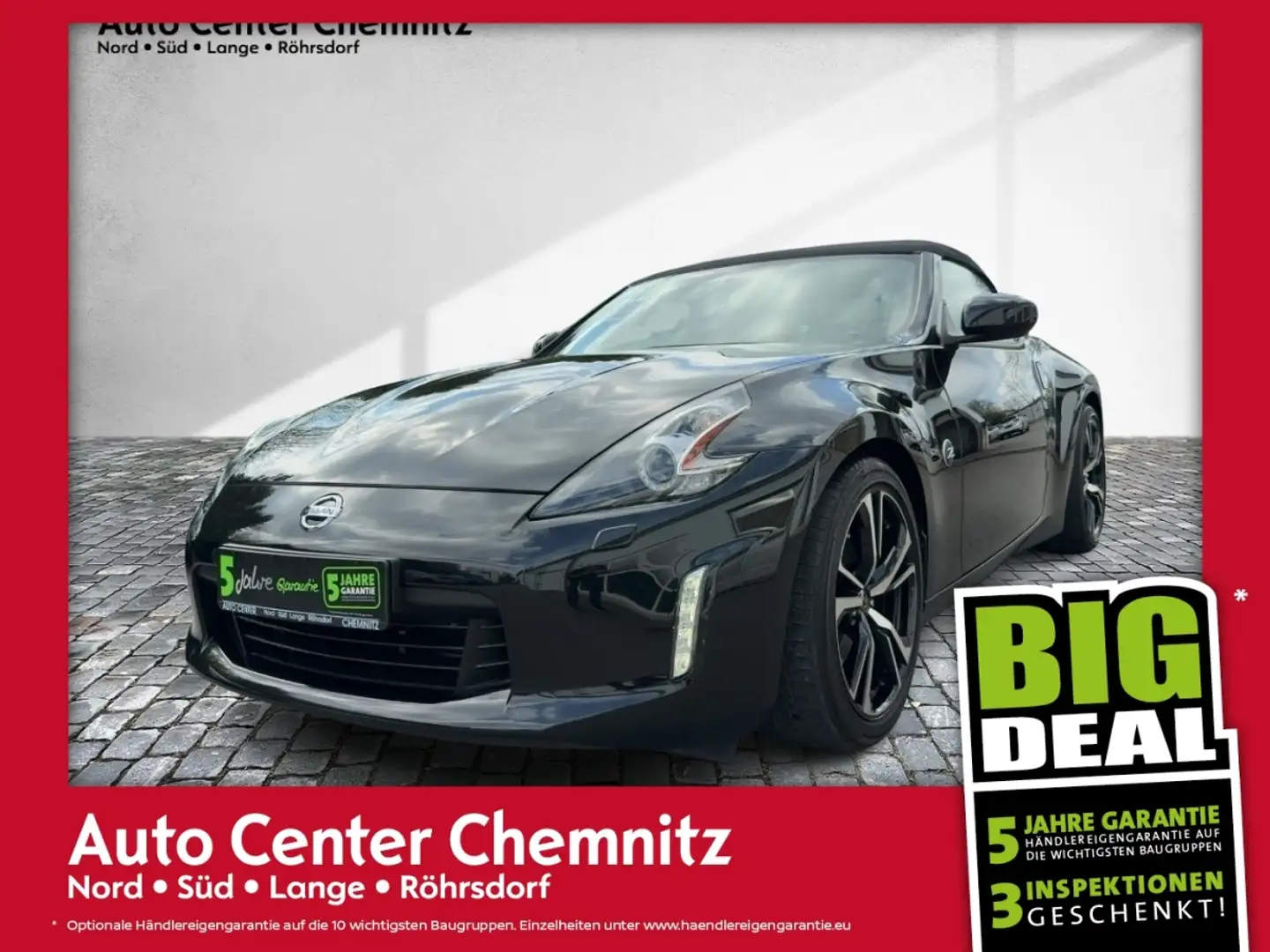 Nissan 370Z Roadster Pack BiXenon/Navi/Teilleder Schwarz - 1