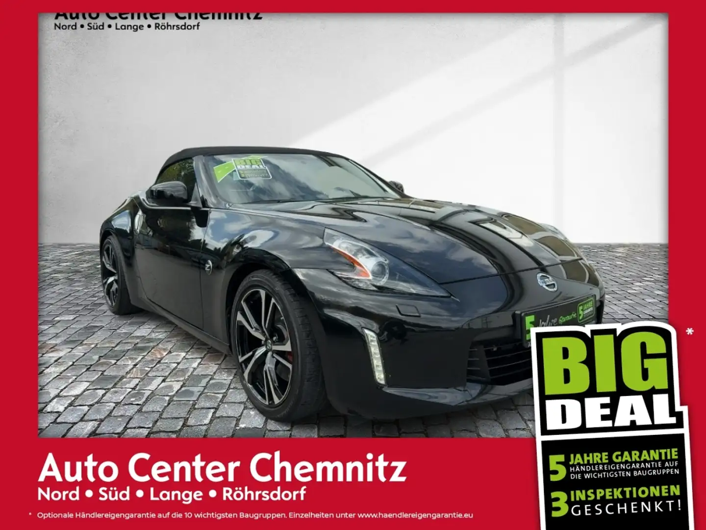 Nissan 370Z Roadster Pack BiXenon/Navi/Teilleder Negro - 1