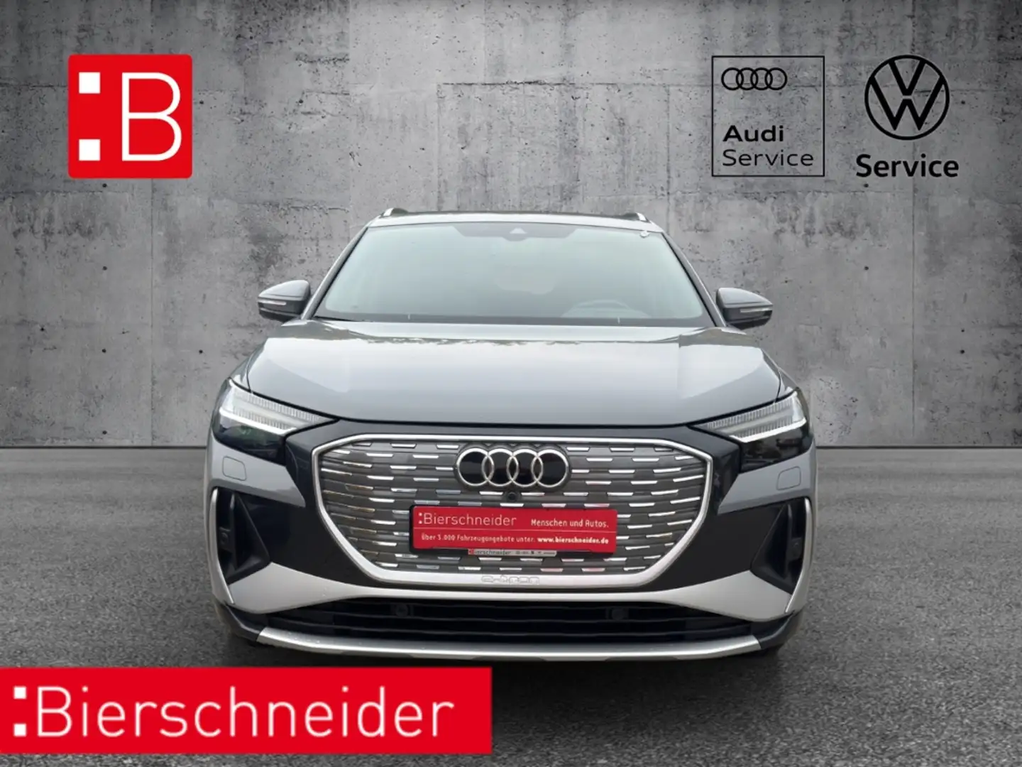 Audi Q4 e-tron 45 S line MATRIX 20 S-SITZE VIRTUAL ACC NAVI PDC C Grau - 2