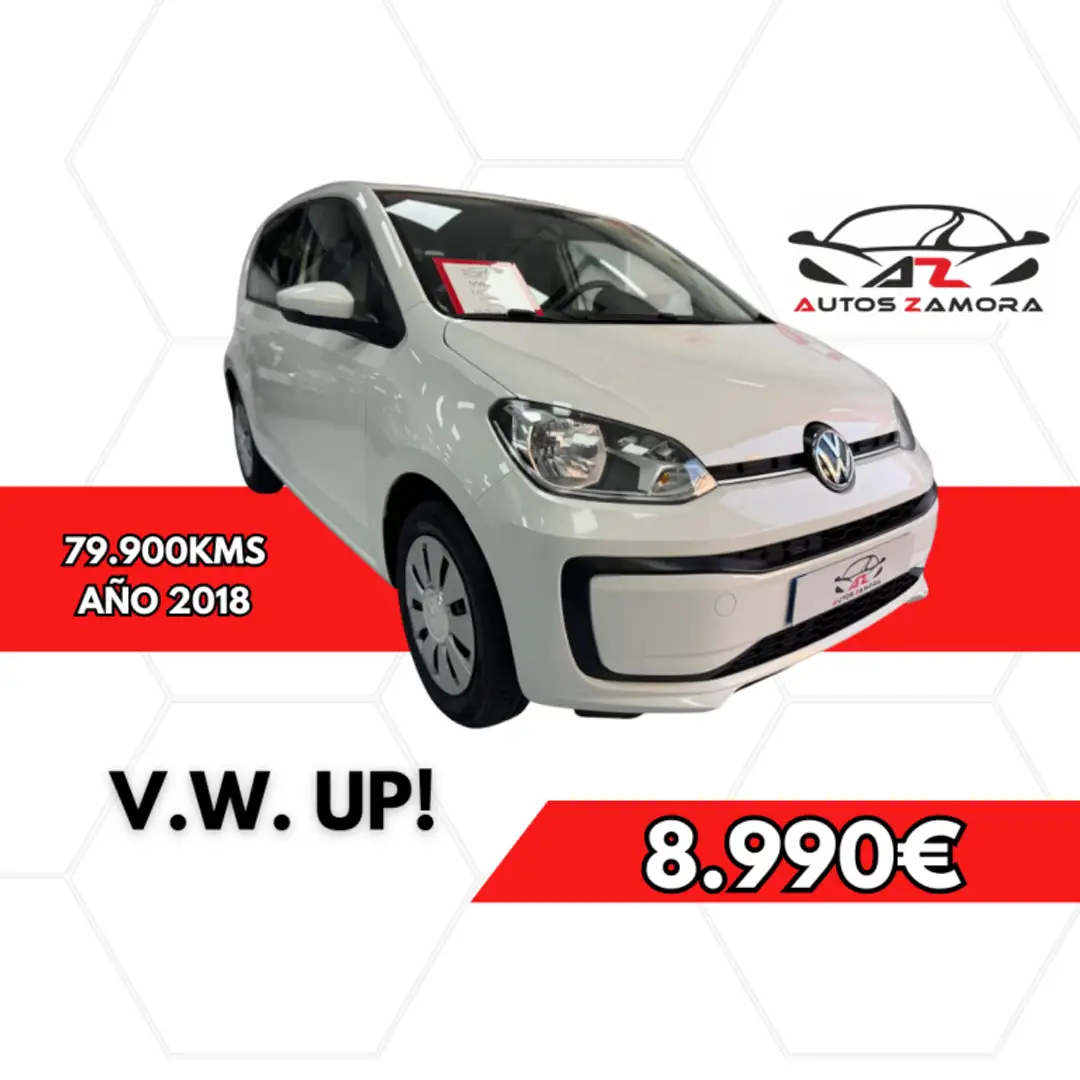 Volkswagen up! 1.0 BMT High 44kW Blanco - 1