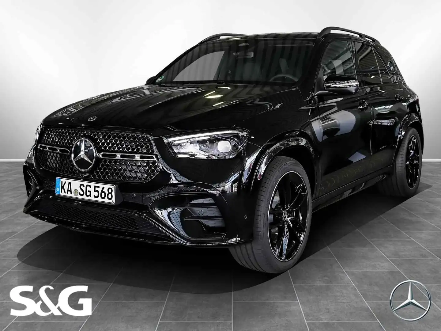 Mercedes-Benz GLE 450 d 4M AMG MBUX+360°+M-LED+AHK+Pano+Standh Noir - 1
