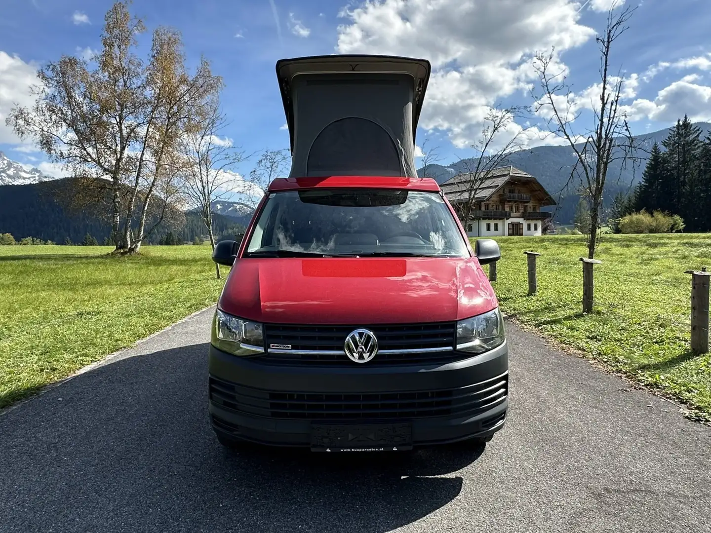 Volkswagen T6 California 2,0 TDI 4Motion Camper - Aufstelldach - KR Rot - 2