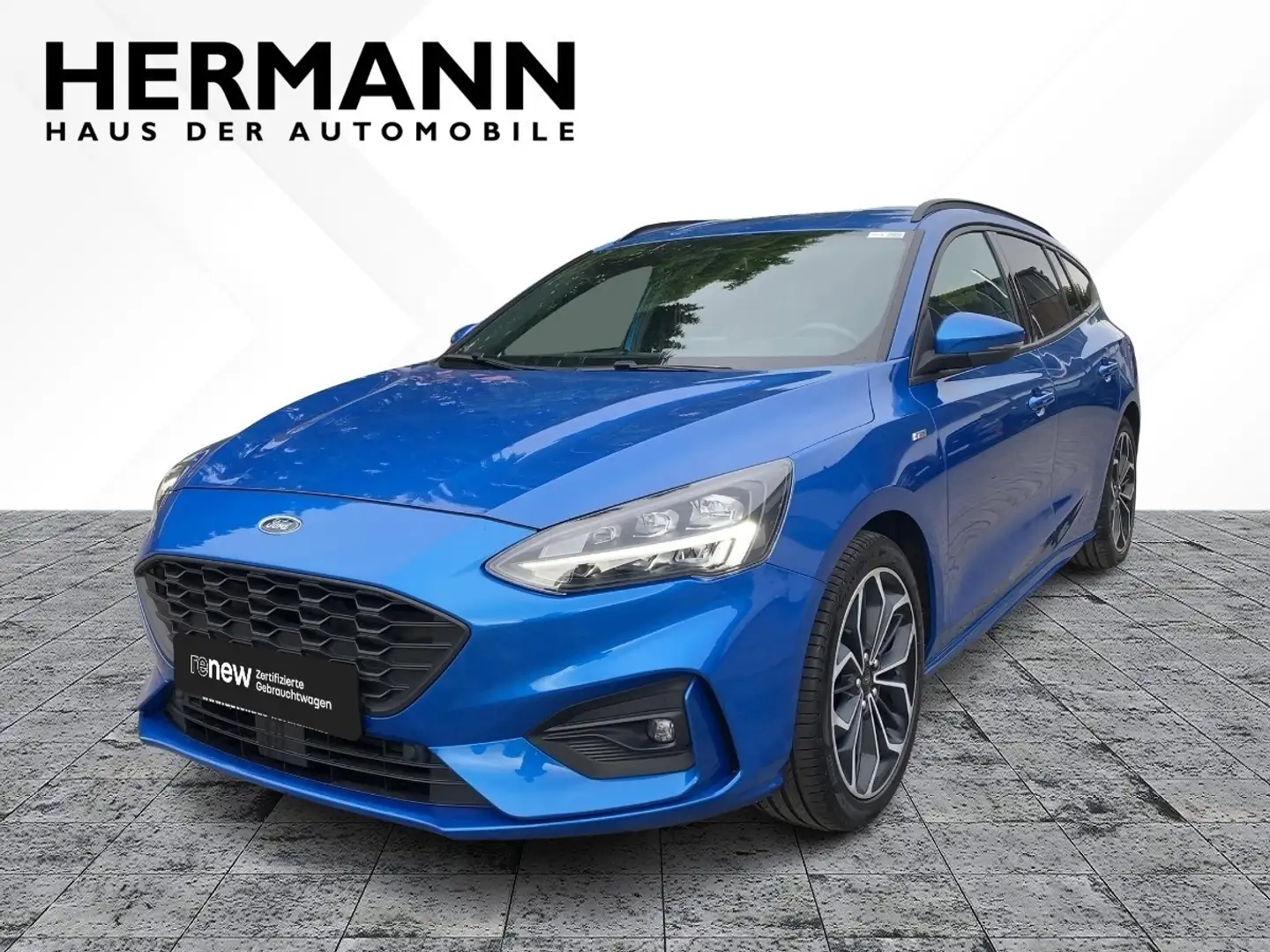 Ford Focus Turnier 1.5 EcoBoost ST-Line *NAVI*LED*LM Bleu - 1