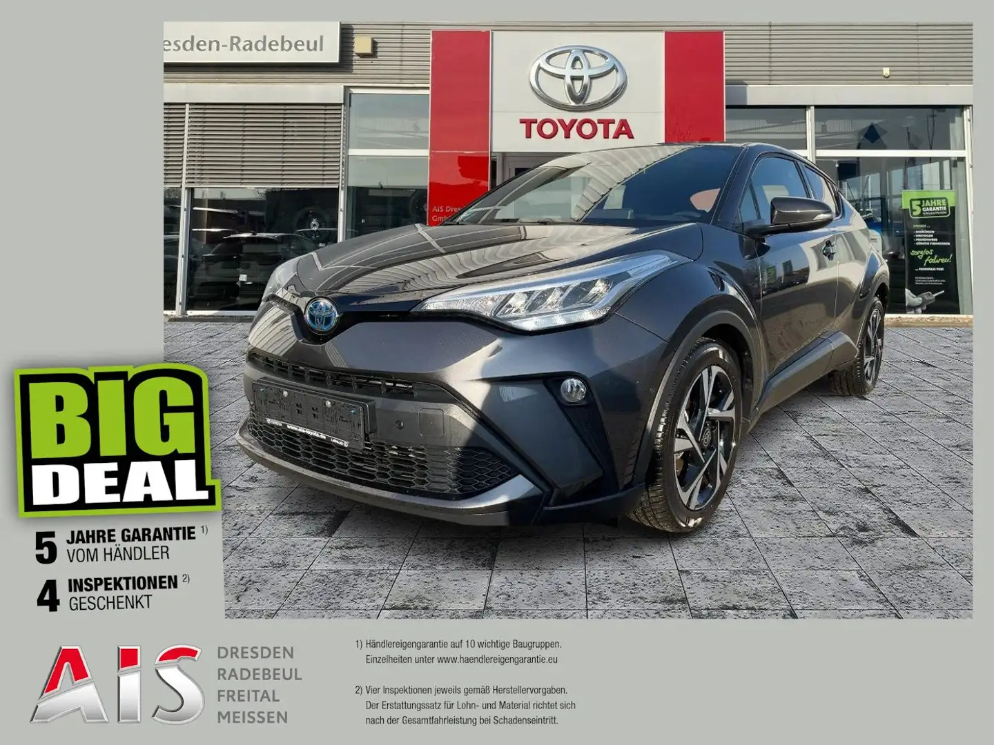 Toyota C-HR 1.8 Hybrid Team D CloudNavi*ACC*KAM*DAB*SHZ Grau - 1