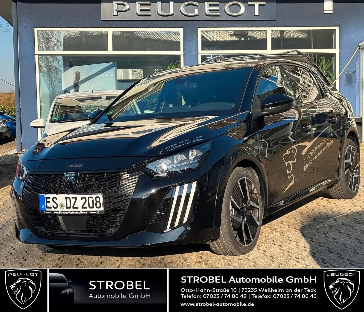 Peugeot 208 Hybrid 145 GT Schwarz - 1