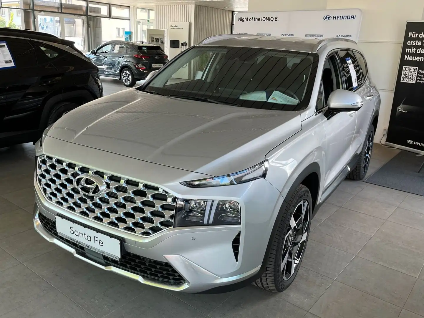 Hyundai SANTA FE 1.6 T-GDi  Autom. Prime Hybrid 2WD Silber - 1