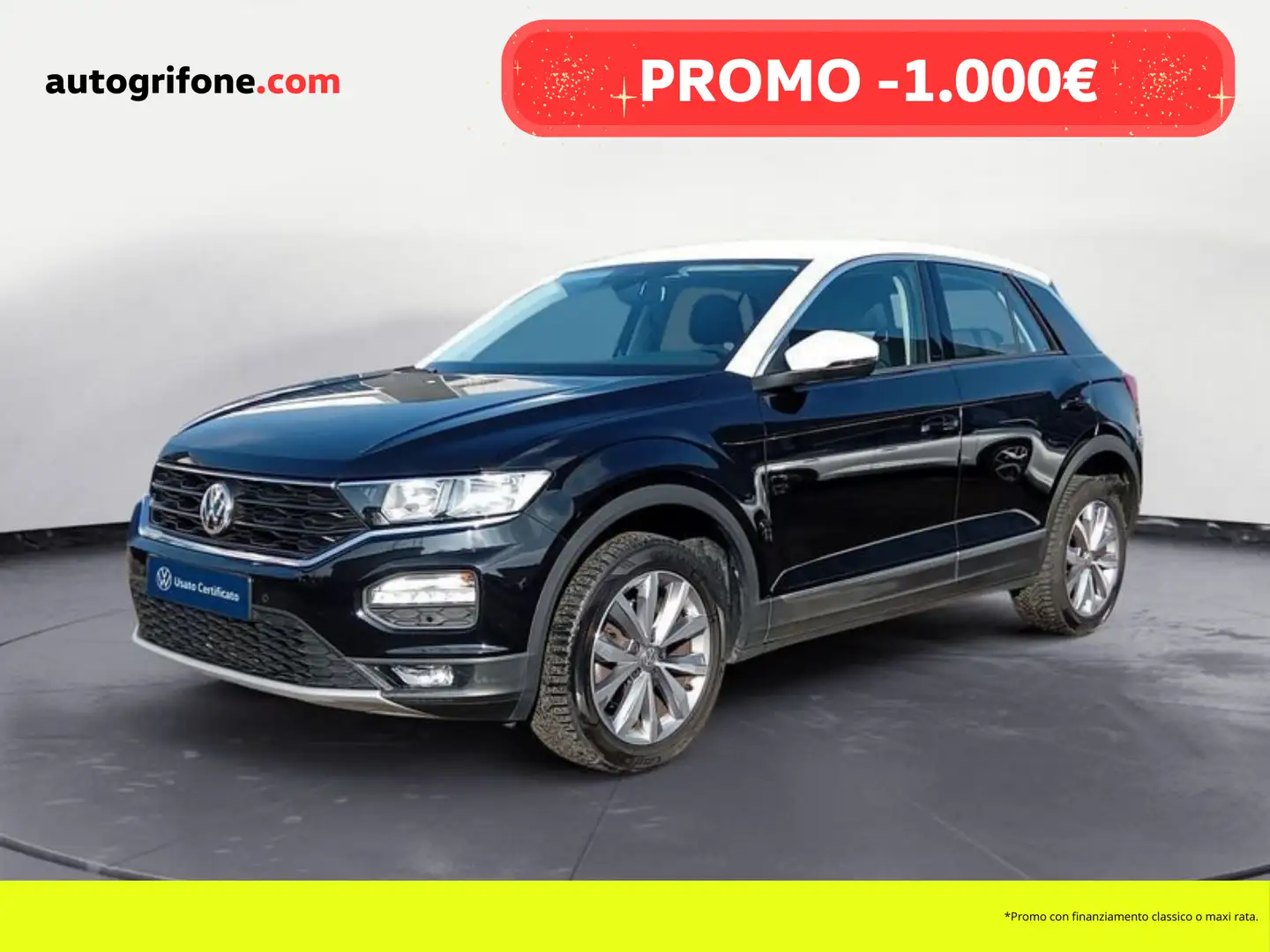 Volkswagen T-Roc Benzina 1.5 tsi Style dsg Bianco - 1