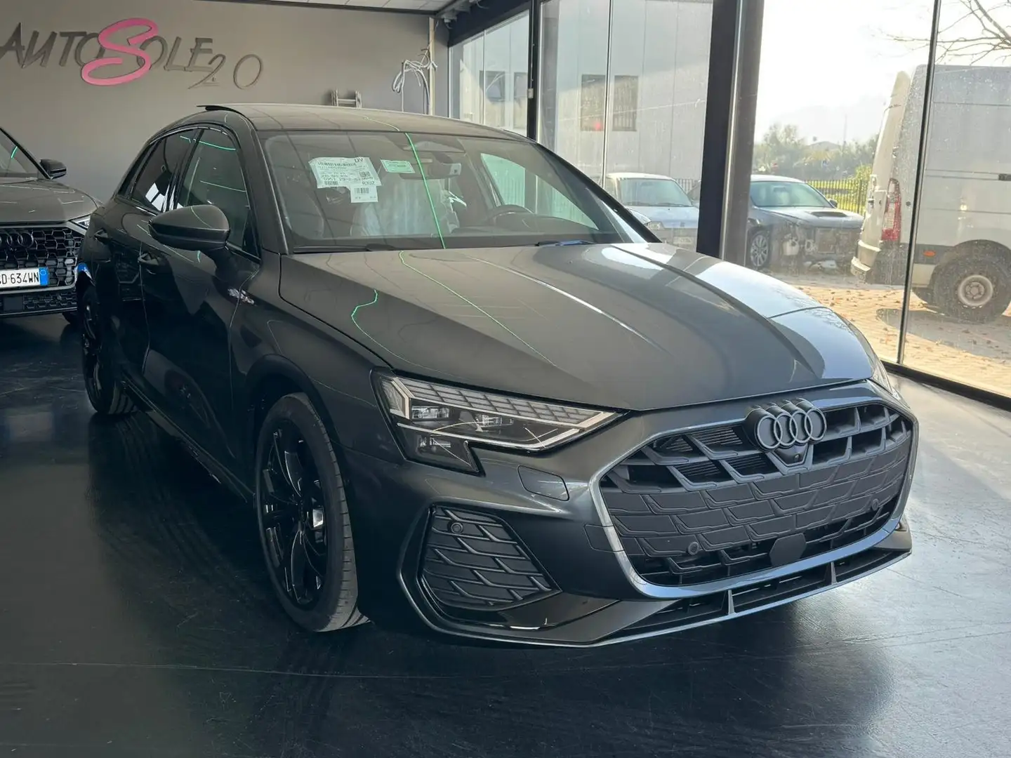 Audi A3 A3 Sportback 35 TDI SLINE STRONIC Grigio - 2