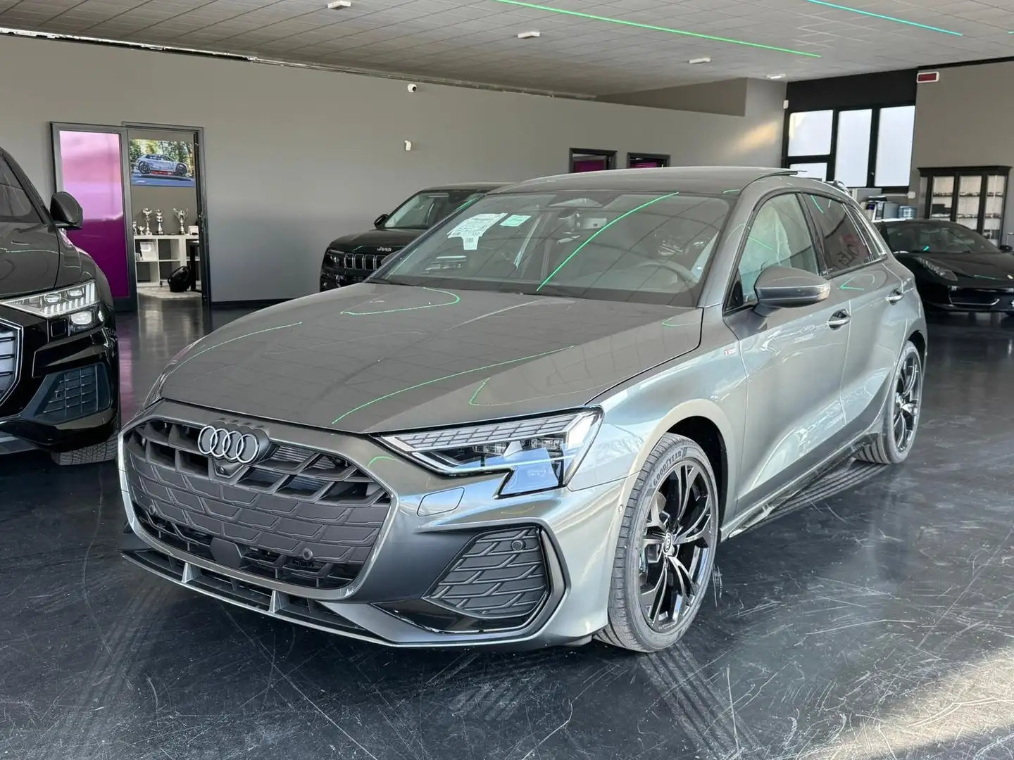 Audi A3 A3 Sportback 35 TDI SLINE STRONIC Grigio - 1