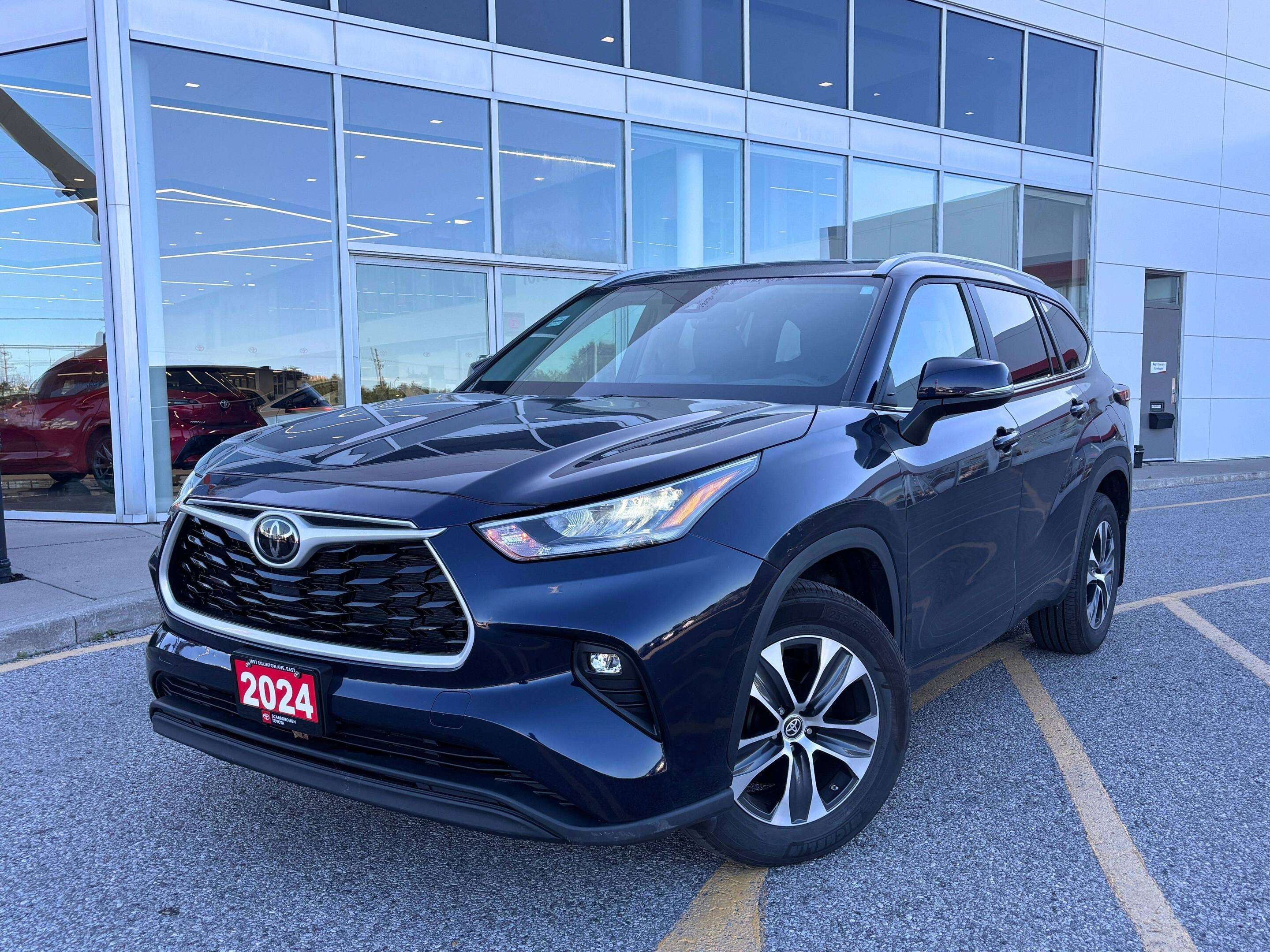 Blue 2024 Toyota Highlander SUV / Crossover All-Wheel Drive Automatic
